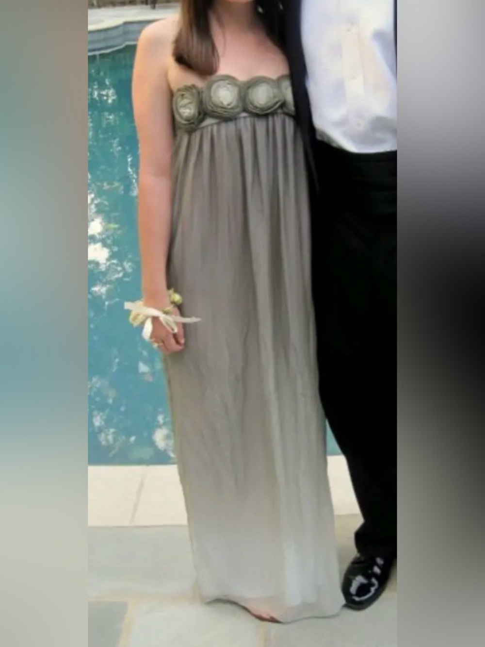 Alice + Olivia - Ombré Rosette Dress - Size XS - Picture 6 of 7